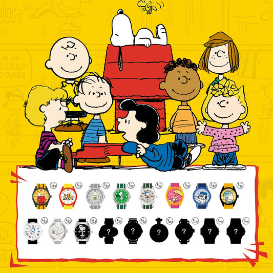 Official Snoopy × MAIHE Watch Blind Box – Friends Series Cartoon Wristwatch | 1 Random Style