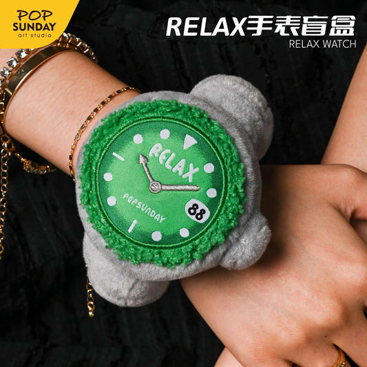 POP SUNDAY & RELAX Watch Blind Box – Plush Pendant & Fashion Accessory, Full Set of 8